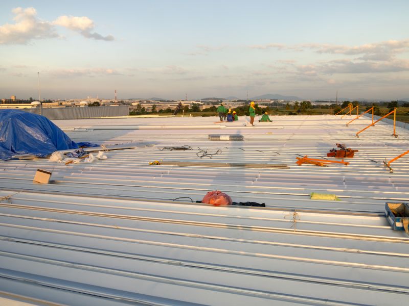 Commercial Metal Roof Installation