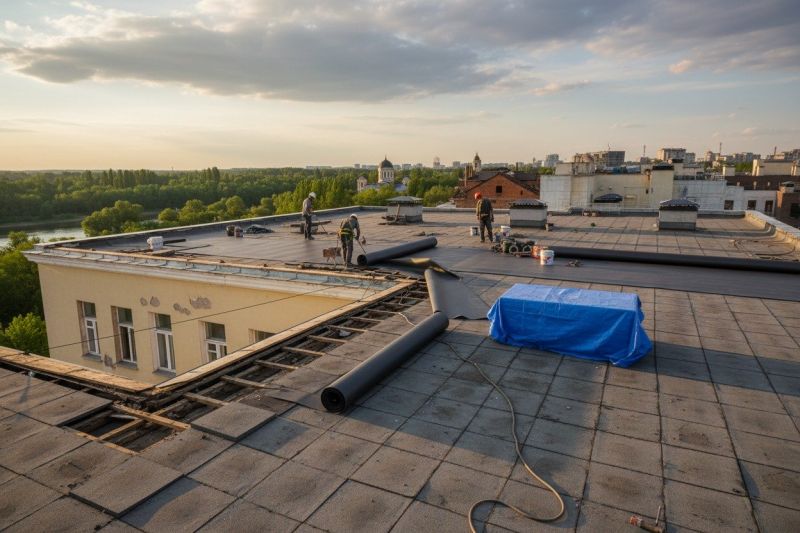Flat Roof Replacement Vs Repair