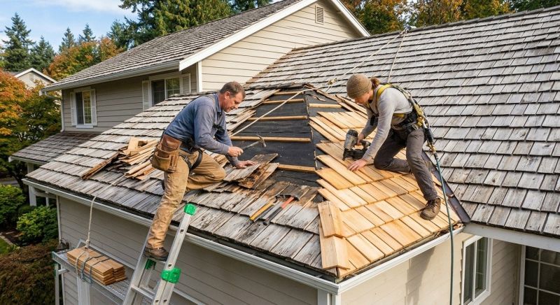 Cedar Shake Roof Replacement