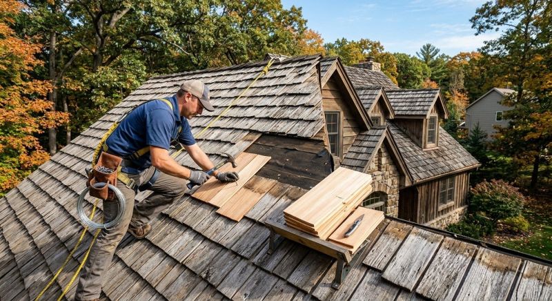 Cedar Shake Roof Replacement