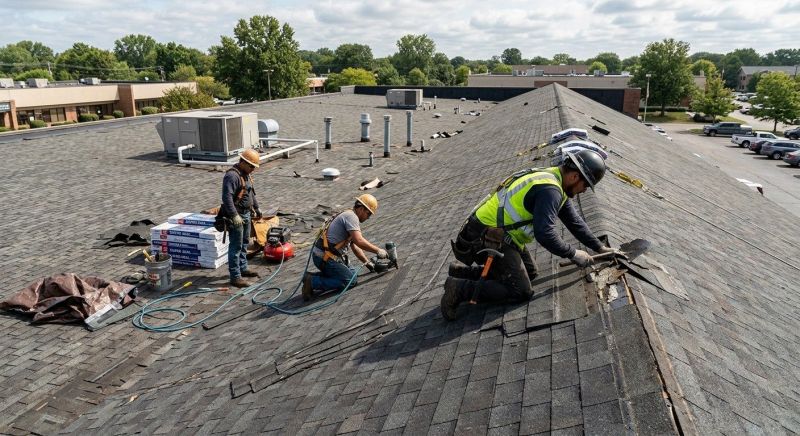Commercial Asphalt Roof Repair