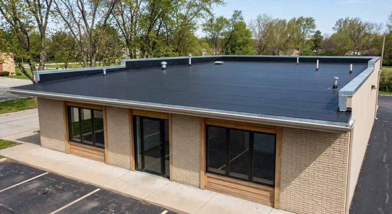 Commercial Flat Roof Installation