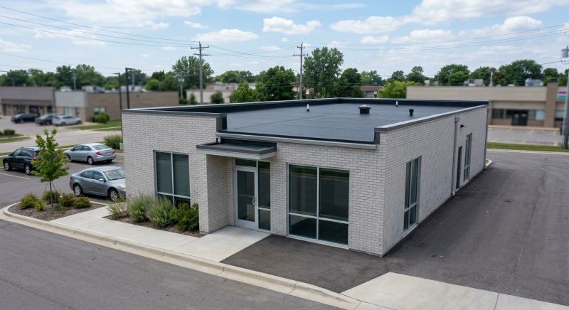Commercial Flat Roof Installation