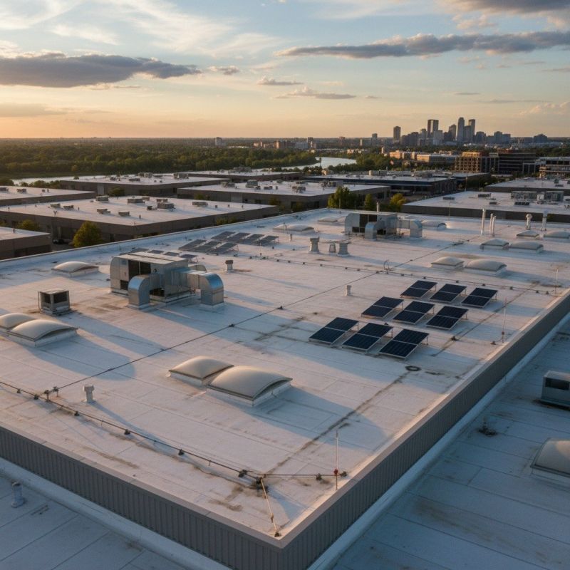 Commercial Flat Roof Installation