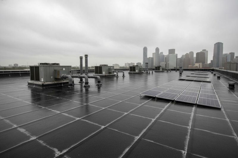 Commercial Flat Roof Installation