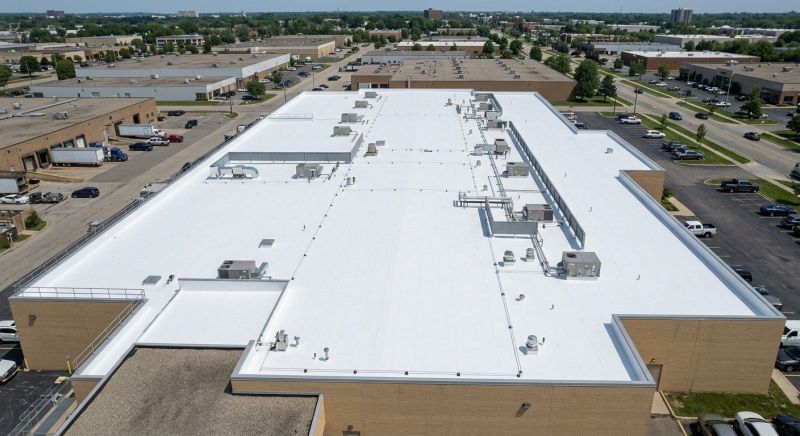 Commercial Flat Roof Installation