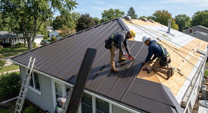 Commercial Metal Roof Installation