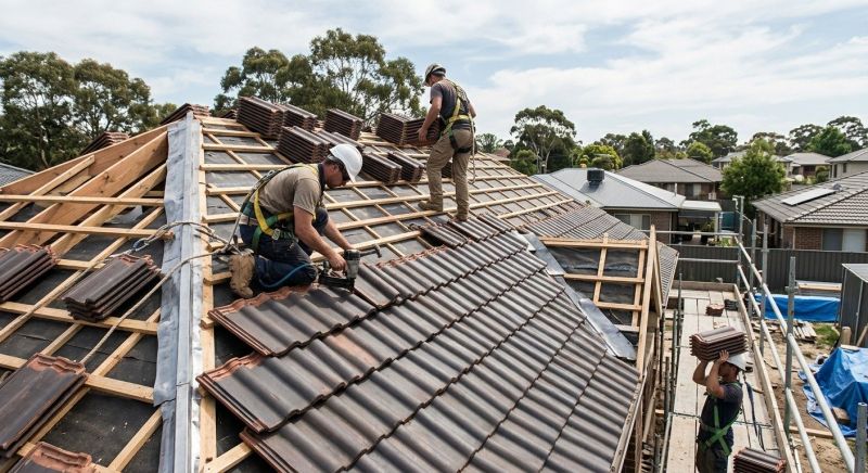 Commercial Tile Roof Installation