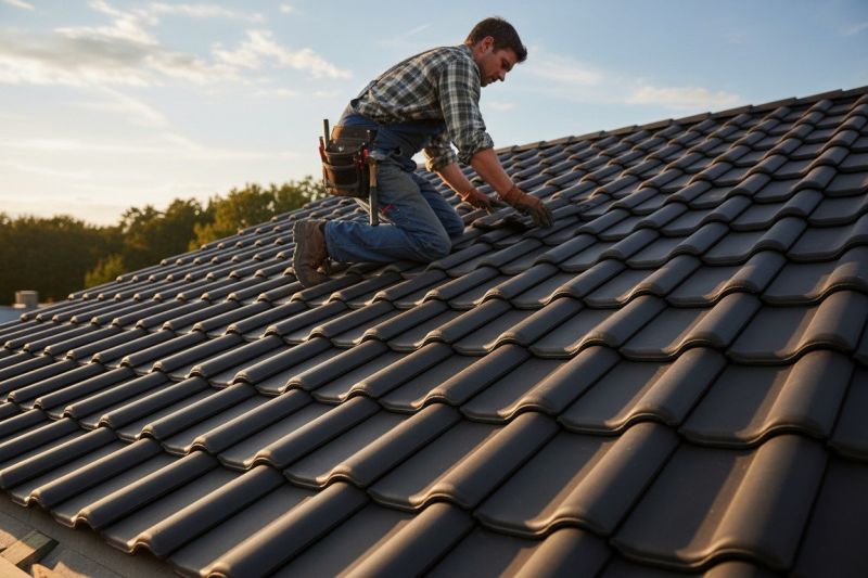 Commercial Tile Roof Installation