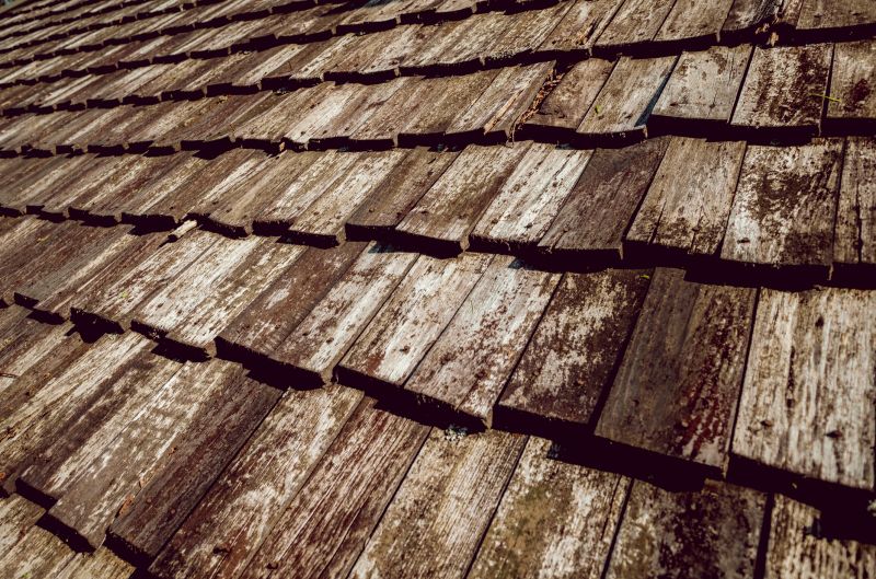 Commercial Wood Shake Roof Installation