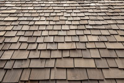 Commercial Wood Shake Roof Installation