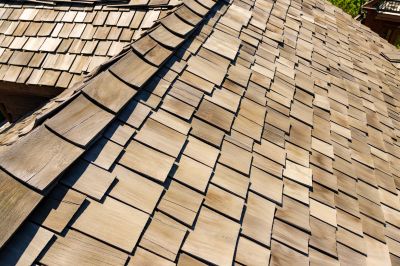 Commercial Wood Shake Roof Installation