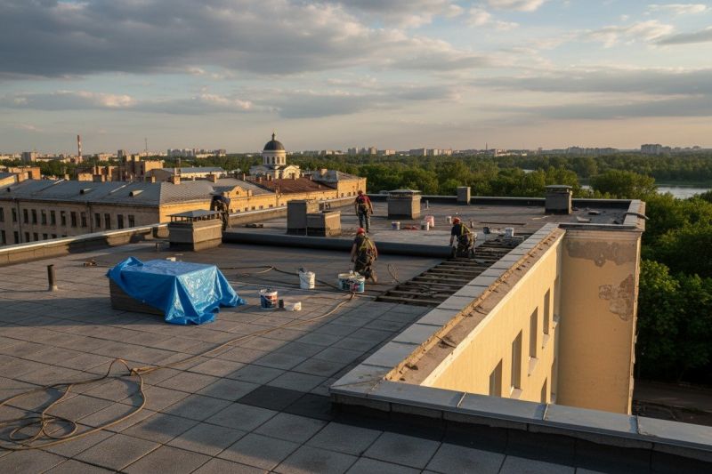 Flat Roof Replacement Vs Repair