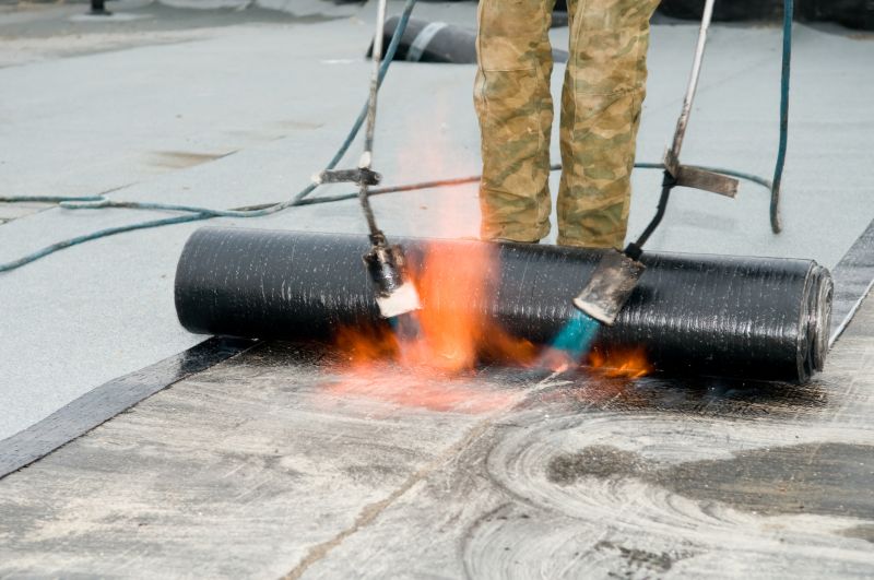Tar Torchdown Roof Installation