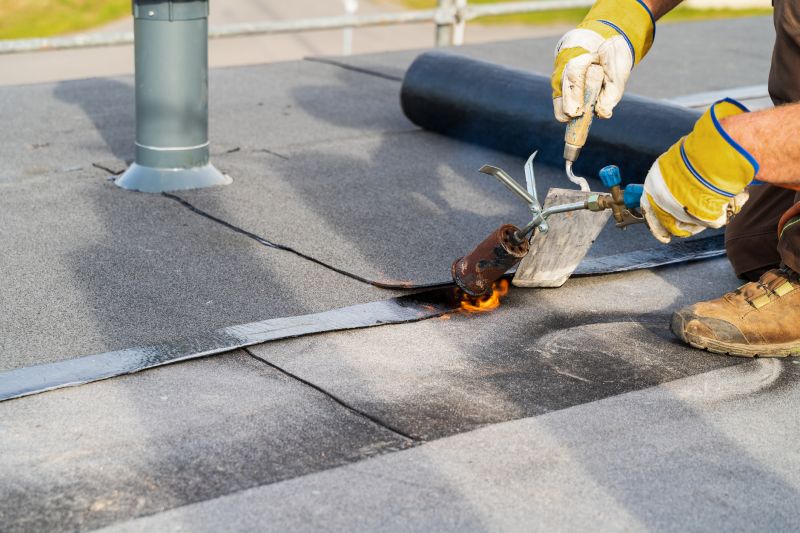 Tar Torchdown Roof Installation