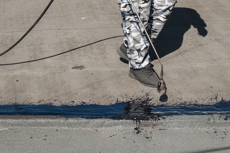 Tar Torchdown Roof Installation