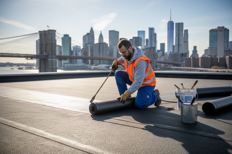 Tar Torchdown Roof Installation