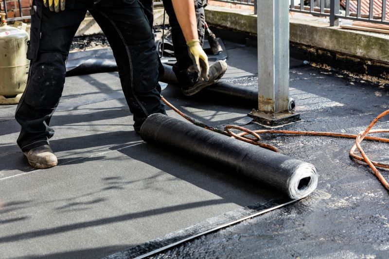 Tar Torchdown Roof Installation