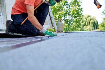 Tar Torchdown Roof Installation