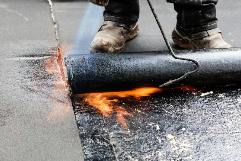 Tar Torchdown Roof Installation